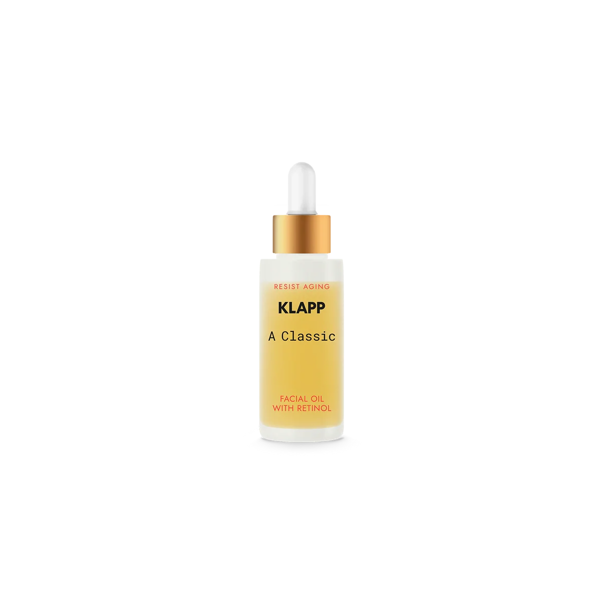 Klapp A Classic Facial Oil mit Retinol, Fläschchen mit Pipette